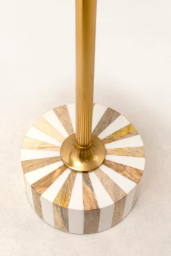 Couchtische|KARE DESIGN Beistelltisch Domero Cirque 86571 Weiß / Gold