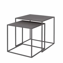 blomus Couchtische-Beistelltisch Fera 2tlg. Grau