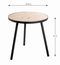 Haku Couchtische-Beistelltisch Genua Eiche