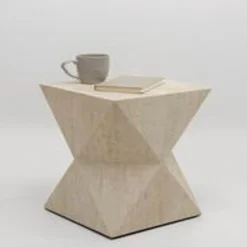 Couchtische|KARE DESIGN Beistelltisch Luxury Triangle 70698 Greige