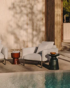 Balkontische|Gartentische|Kave Home Beistelltisch Mesquida Braun