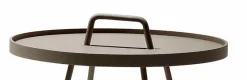 Cane-line Balkontische|Gartentische-Beistelltisch On-The-Move Ø 52 cm Taupe