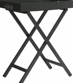 Stern Gartentische-Beistelltisch Tabletttisch 40 x 60 cm Anthrazit