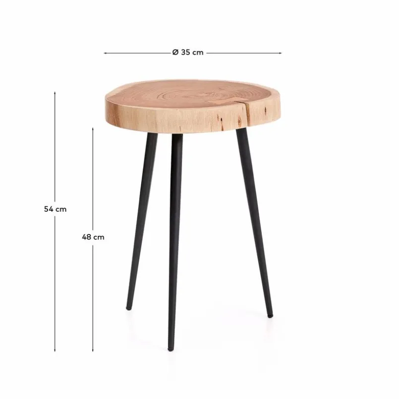 Couchtische|Kave Home Beistelltisch Tanive Akazie