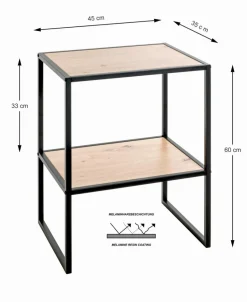 Couchtische|Haku Beistelltisch Tivoli Eiche