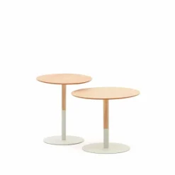 Couchtische|Kave Home Beistelltisch Watse 2er Set Eiche