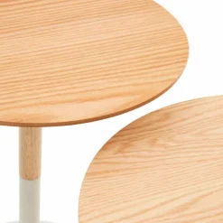 Couchtische|Kave Home Beistelltisch Watse 2er Set Eiche