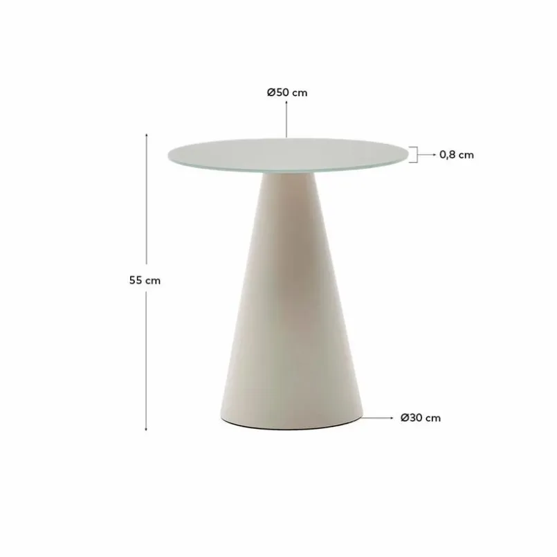 Beistelltisch Wilshire Ø 50 cm<Kave Home Online