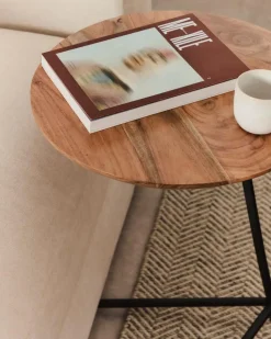 Couchtische|Kave Home Beistelltisch-Set Lomiri Akazie