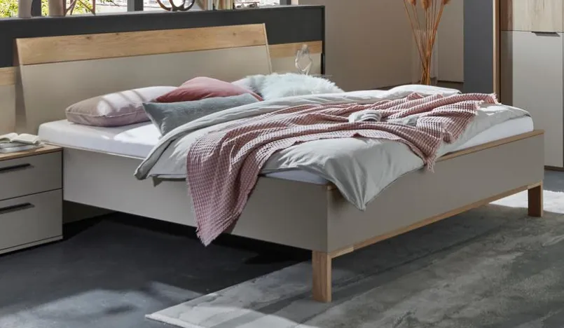 C.DISSELKAMP Betten-Bett Cuneo 180 x 200 cm Taupe
