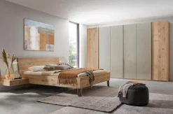 Betten|Thielemeyer Bett mit Nachttischen Cubo 180 x 200 cm Wildeiche
