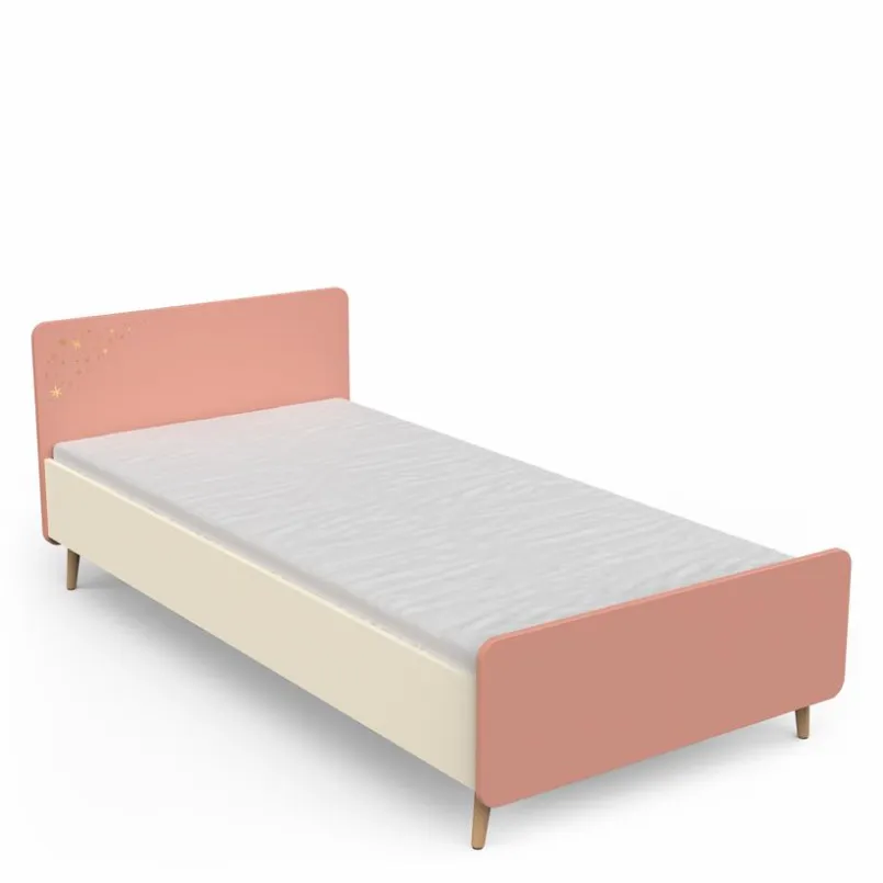 Kinderbetten|Kinderbetten|demeyere Bett Suzie 90 x 200 cm Apricot