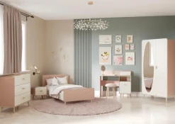 Kinderbetten|Kinderbetten|demeyere Bett Suzie 90 x 200 cm Apricot