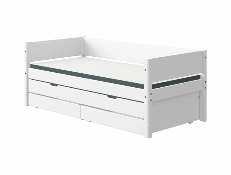 Bett White 90 x 200 cm<Flexa