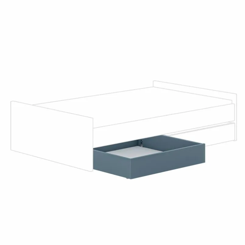 Jugendbetten|Jugendbetten|Paidi Bettkasten Little Flo Mattblau