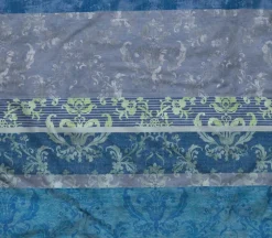 Bettwäsche| Bettwäsche Barock 155 x 220 cm Blau