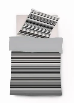 fleuresse Bettwäsche-Bettwäsche Bed Art S 135 x 200 cm Silber