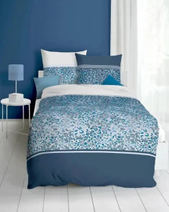 Collection Noblesse Bettwäsche-Bettwäsche Malou 135 x 200 cm Blau