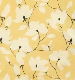 Bettwäsche|SCHÖNER WOHNEN-Kollektion Bettwäsche Fleur 135 x 200 cm Gelb