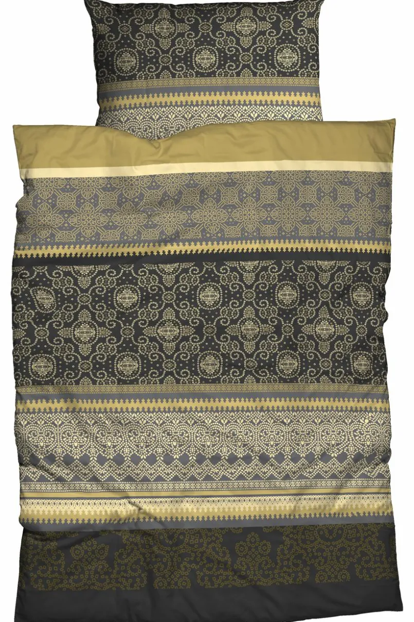 Casatex Bettwäsche-Bettwäsche Giuliana 135 x 200 cm Gold