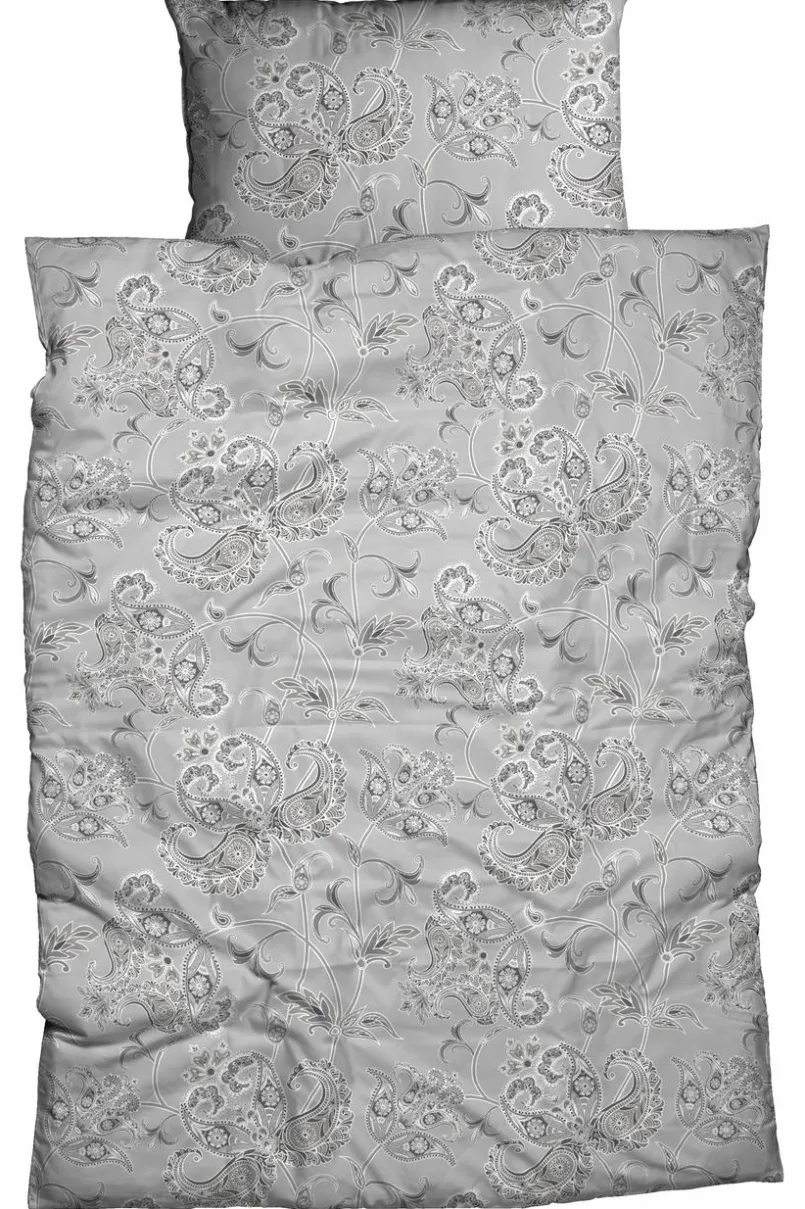 Bettwäsche|Casatex Bettwäsche Rufus 135 x 200 cm Silber