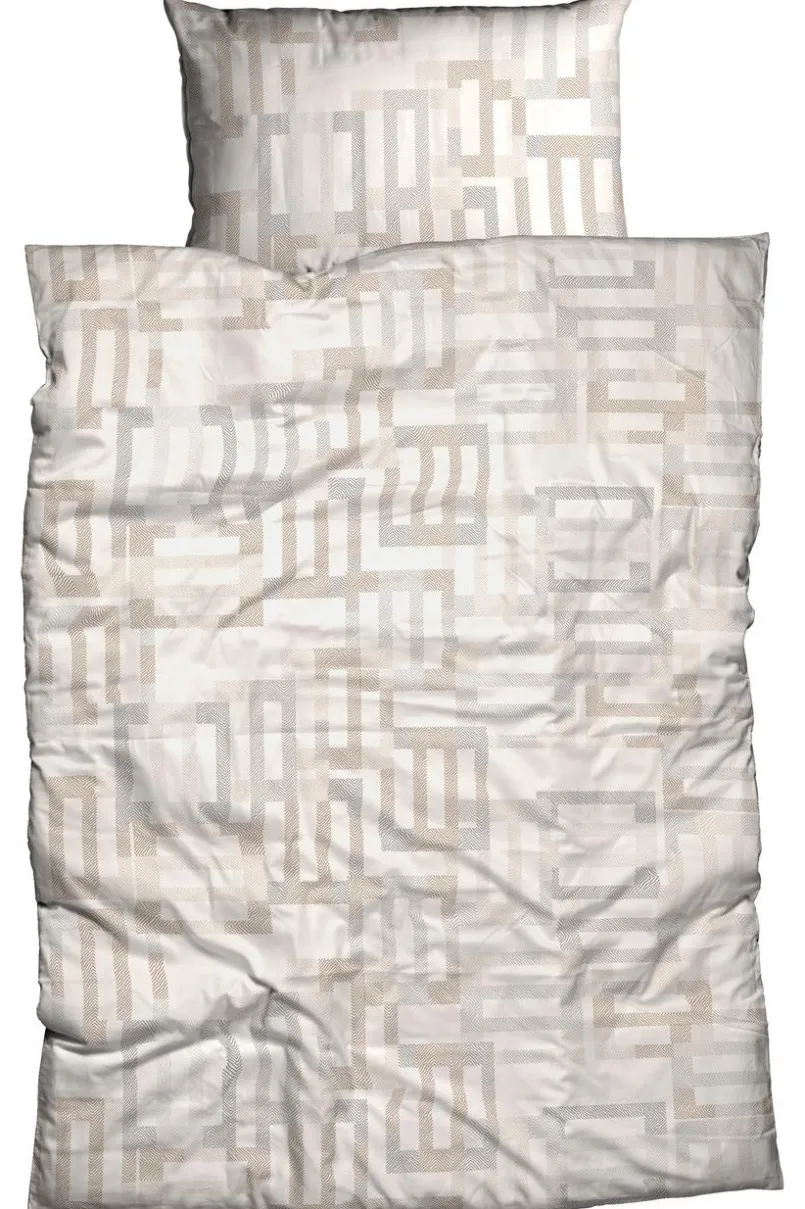 Fürstenhof Bettwäsche-Bettwäsche Valencia 135 x 200 cm Beige