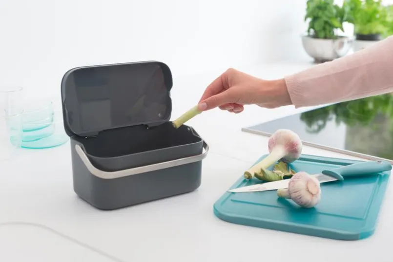 Entsorgen & Recyclen|Entsorgen & Recyclen|brabantia Bio-Abfalleimer Dark Grey Grau
