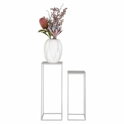 Blumenständer-Blumenständer 2er-Set Beja Grau