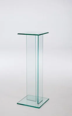 Blumenständer|Couchtische-Blumensäule Flower Transparent