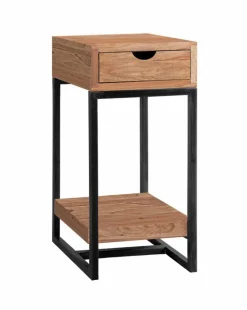 WOLFMÖBEL Blumenständer|Couchtische-Blumensäule Yoga 2.0 Sheesham