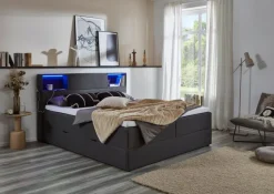 meise.möbel Jugendbetten|Jugendbetten-Boxspringbett Caja 180 x 200 cm Anthrazit