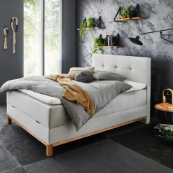 Jugendbetten|Jugendbetten|meise.möbel Boxspringbett Catania 120 x 200 cm Grau