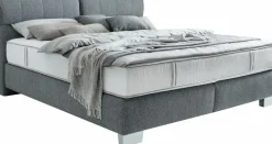 ADA Premium Betten-Boxspringbett Hamilton 180 x 200 cm Grau