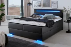 Jugendbetten|Jugendbetten|meise.möbel Boxspringbett Las Vegas II 180 x 200 cm Schwarz