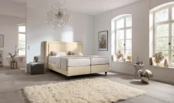 RUF Betten Betten-Boxspringbett London 180 x 200 cm Beige