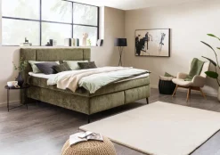 Betten| Boxspringbett Lucio 180 x 200 cm Grün