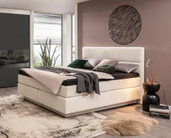 Ergodream Betten-Boxspringbett Lund 180 x 200 cm Sand