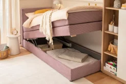 Betten|Ergodream Boxspringbett Lund 90 x 200 cm Flieder