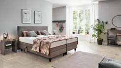RUF Betten Betten-Boxspringbett Movida 160 x 200 cm Grau