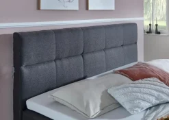 meise.möbel Betten-Boxspringbett Rimini 180 x 200 cm Anthrazit
