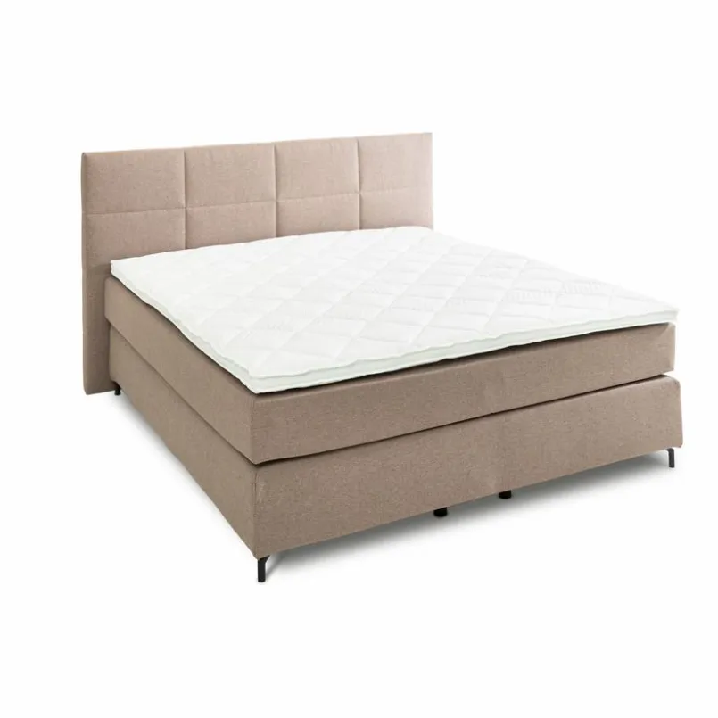 Betten|CASEDO Boxspringbett Saragossa 180 x 200 cm Grau