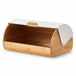Brotkästen & Brotkörbe-Brotkasten Bamboo 39 x 27 cm Weiß