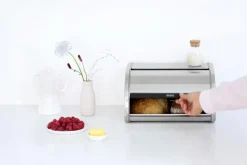 Brotkästen & Brotkörbe|brabantia Brotkasten Single Matt Steel Silber