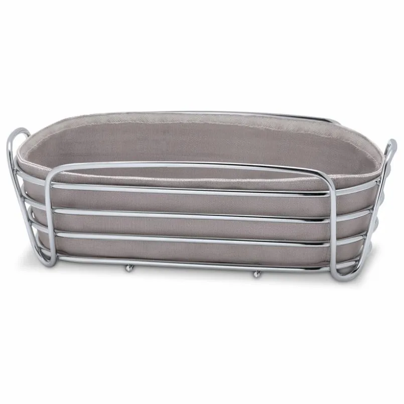Brotkästen & Brotkörbe|blomus Brotkorb Delara 31 x 12,5 cm Taupe