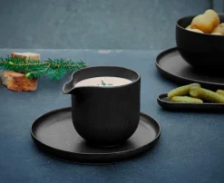 ASA Selection Geschirr-Brotteller Coppa Ø 15 cm Schwarz