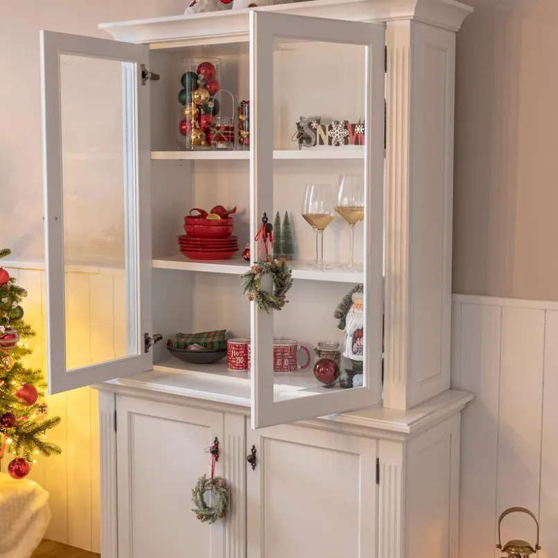 Kommoden|Wehrsdorfer Buffet Maisonette Weiß