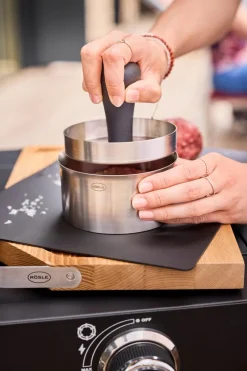 Rösle Grillzubehör-Burgerpresse Pro Grillzubehör Edelstahl