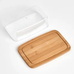 Butterdosen-Butterdose 19 x 12,5 cm Braun