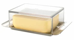 Butterdosen|GEFU Butterdose Butelo Silber