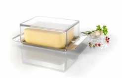 Butterdosen|GEFU Butterdose Butelo Silber
